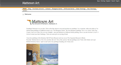 Desktop Screenshot of mattesonart.com