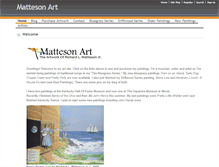 Tablet Screenshot of mattesonart.com